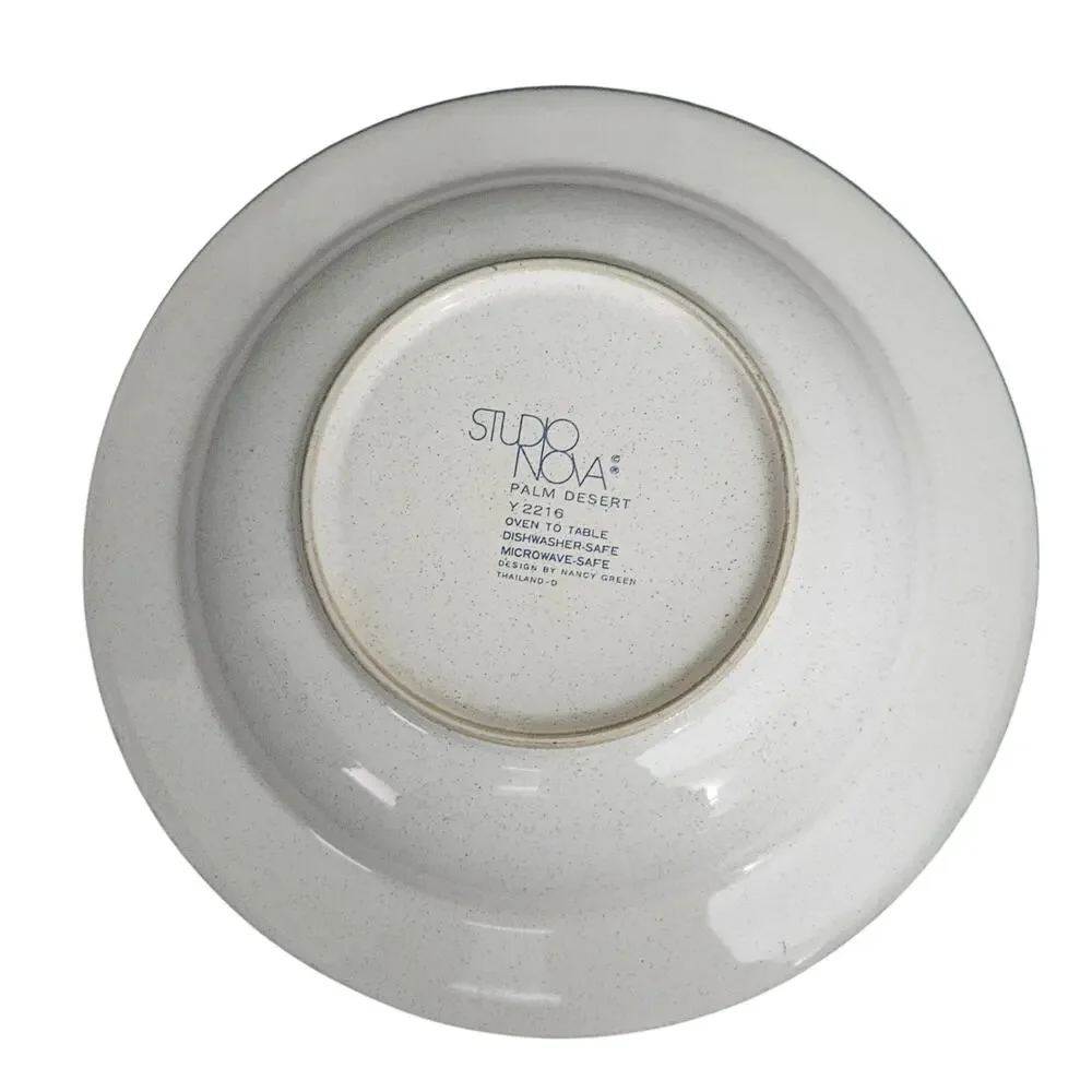 Studio Nova Palm Desert Y2216 Soup Cereal Bowls Geometric Set of 2 Japan